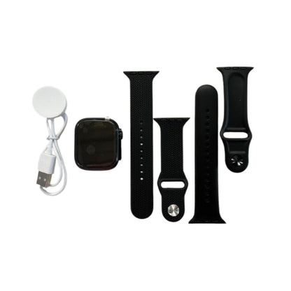 Smartwatch T30 Ultra | Notificaciones, Llamadas, Música y Salud - Carga Inalámbrica – Doble Correa