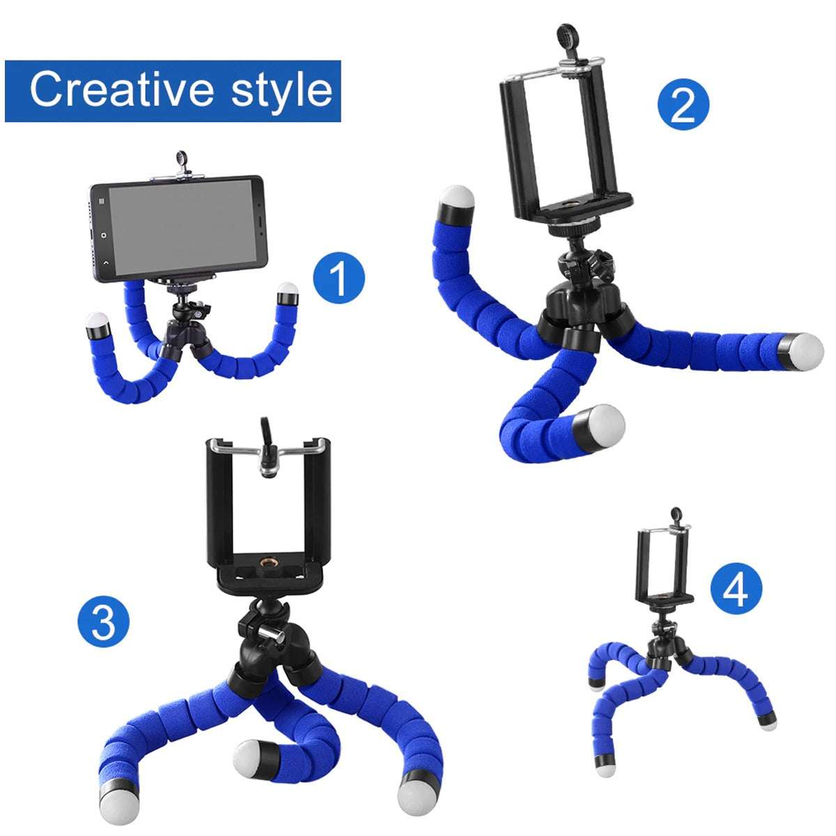 Soporte Araña | Flexibilidad y Estabilidad para Tu Celular o Cámara