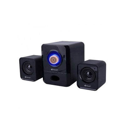 Parlantes Kisonli U-2900 2.1 - USB| Sonido Potente y Compacto para tu PC o Laptop