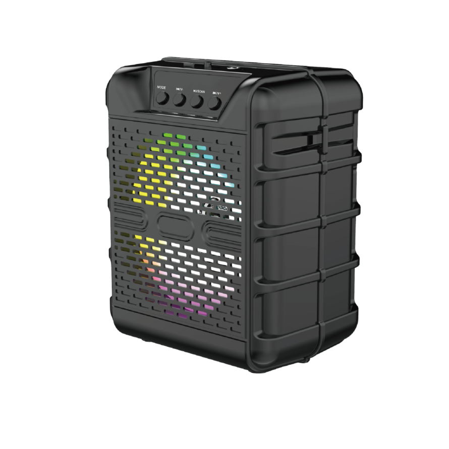 Parlante JBK-623 Bluetooth | 7W, USB/SD/FM/AUX + Entrada para Micrófono - (24cm)