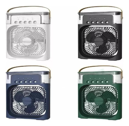 Ventilador de Mesa Eléctrico con Humidificador – Compacto y Portátil