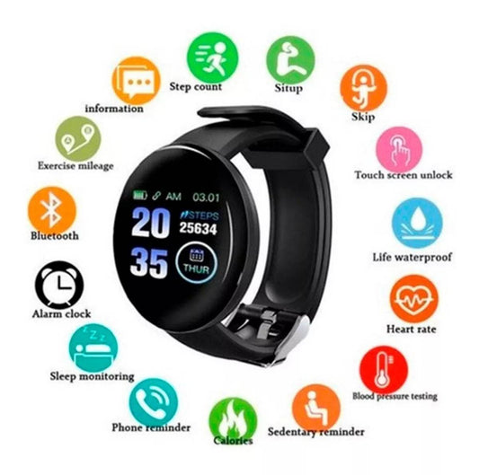 Smartwatch D18 | Controla tu Salud y Estilo en Todo Momento - INOTEK s.a.s