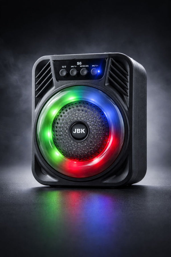 Parlante JBK-S6 Bluetooth 5.0 | 5W, USB/SD/FM + Entrada para Micrófono - Batería 500mAh