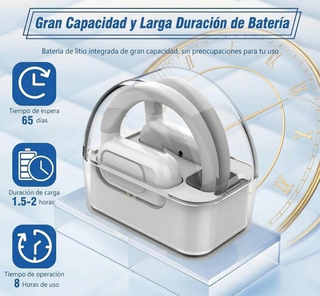 Audífonos T5 Bluetooth 5.3 | Inalámbricos Deportivos, Ligeros y Sumergibles - Vista 6