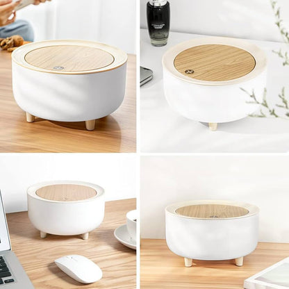 Organizador multifuncional - mostrando su uso como contenedor de accesorios