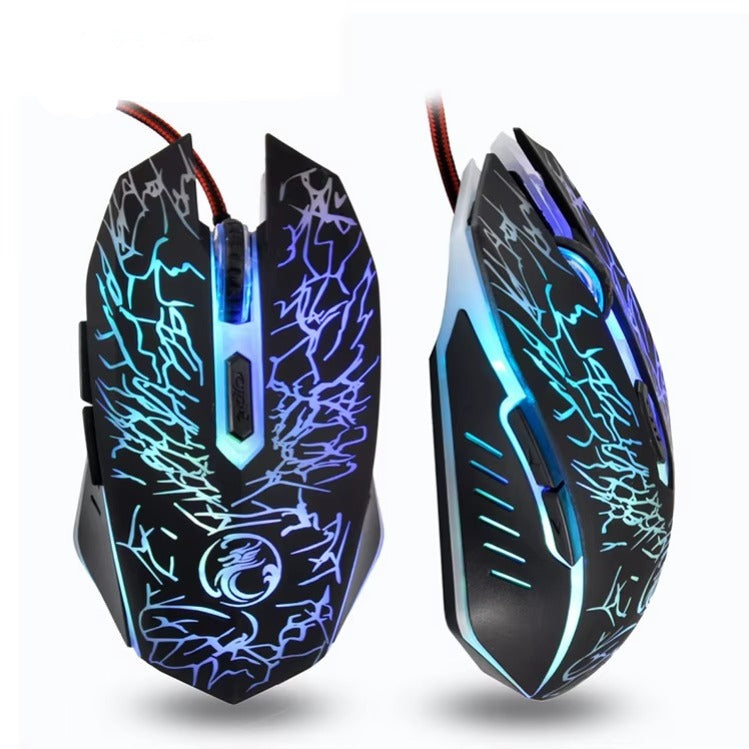 Mouse X5 Ergonómico con 6 Botones y DPI Ajustable | Precisión y Comodidad