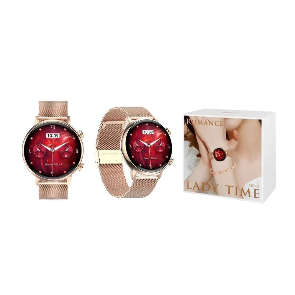Smartwatch G-Tide Romance | Reloj Inteligente para Mujer, Pantalla AMOLED y Llamadas + PULSERA