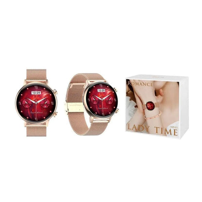 Smartwatch G-Tide Romance | Reloj Inteligente para Mujer, Pantalla AMOLED y Llamadas + PULSERA