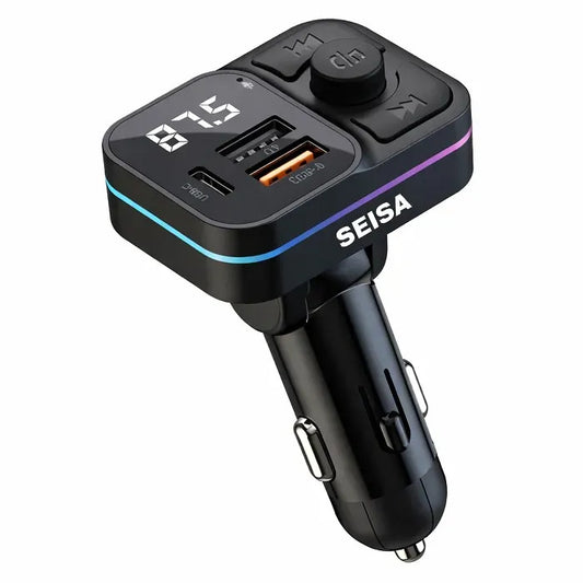Transmisor FM Bluetooth para Auto QM-K9015 | Cargador + Manos Libres + USB + MicroSD