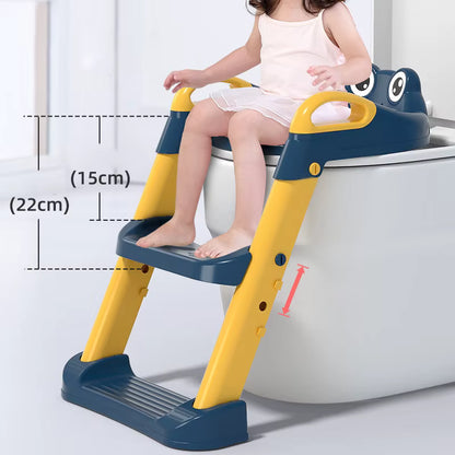 Asiento Entrenador Infantil con Escalera | Dejar el Pañal Seguro e Independiente