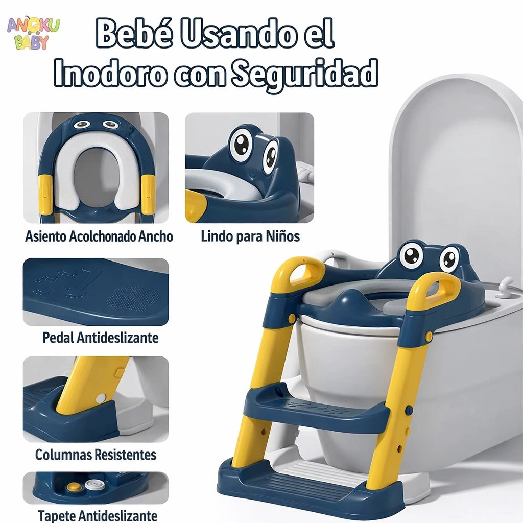 Asiento Entrenador Infantil con Escalera | Dejar el Pañal Seguro e Independiente - Vista 9