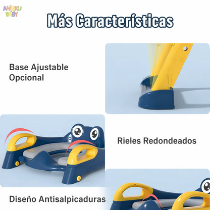 Asiento Entrenador Infantil con Escalera | Dejar el Pañal Seguro e Independiente - Vista 5