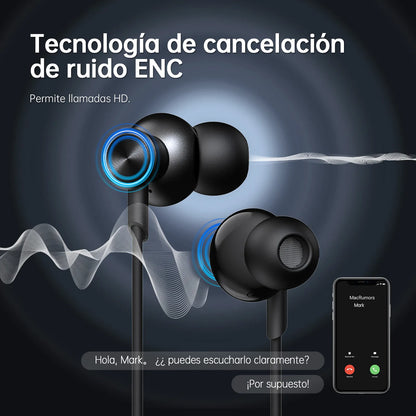 Audífonos de Cuello G-Tide EG22: Reproductor MP3 Independiente (Micro SD), Pantalla Digital LCD y Cancela - Vista 5