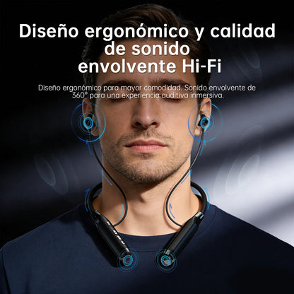 Audífonos de Cuello G-Tide EG22: Reproductor MP3 Independiente (Micro SD), Pantalla Digital LCD y Cancela - Vista 9