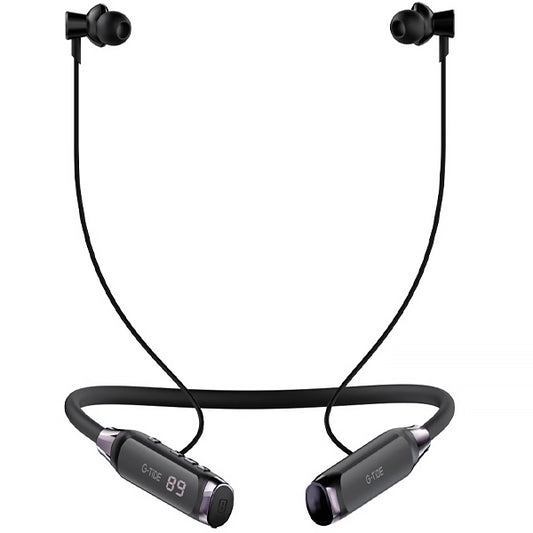Audífonos de Cuello G-Tide EG22: Reproductor MP3 Independiente (Micro SD), Pantalla Digital LCD y Cancelación de Ruido E