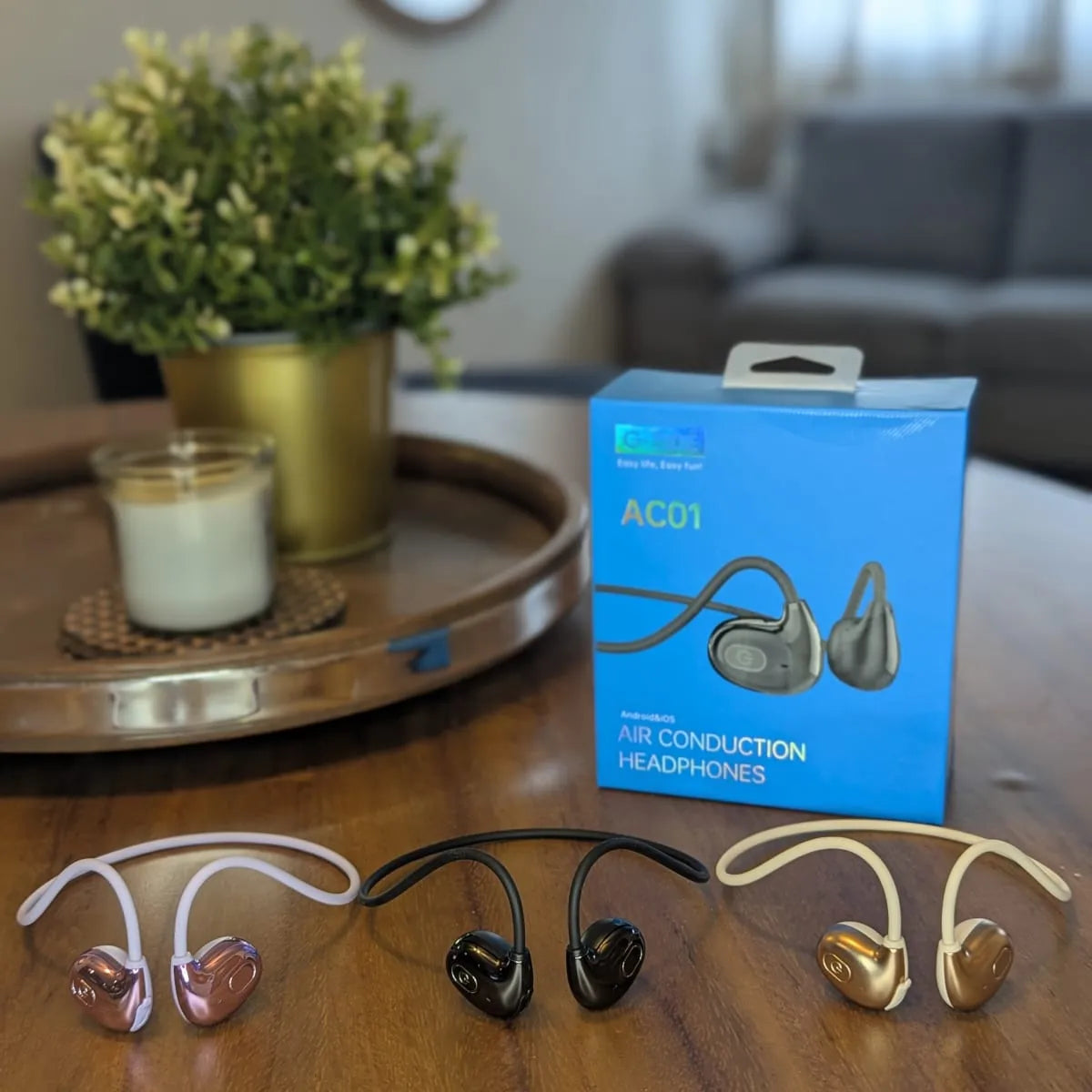 Audífonos G-Tide AC01 Clip-Ear: Conducción ósea , Bluetooth 5.3, 8 Horas de Batería y Sonido HD Hi-Fi - Vista 3
