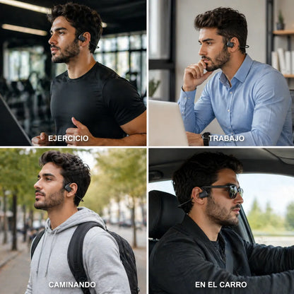 Audífonos G-Tide AC01 Clip-Ear: Conducción ósea , Bluetooth 5.3, 8 Horas de Batería y Sonido HD Hi-Fi - Vista 5