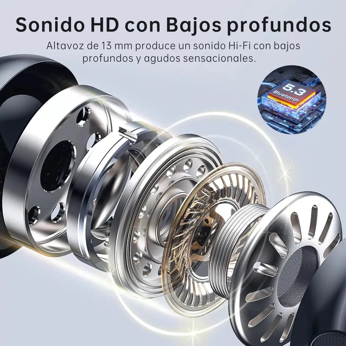 Audífonos G-Tide L11 In-Ear Bluetooth 5.3: Sonido HD, Control Táctil + Funda Protectora y Cordón de Regal - Vista 9