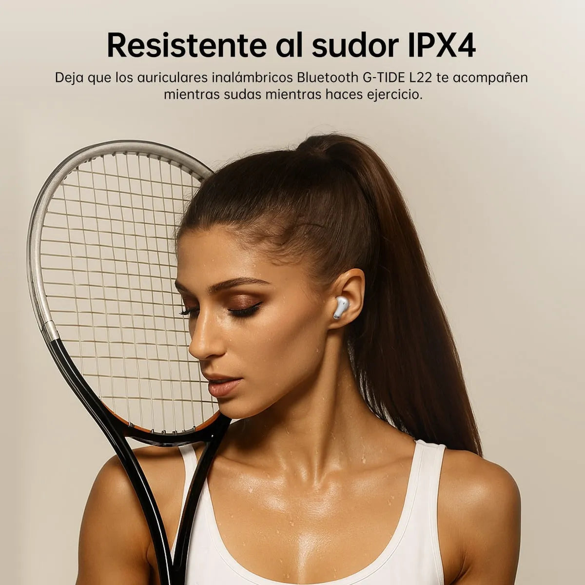 Audífonos G-Tide L42 TWS: Cancelación de Ruido ANC, Bluetooth 5.3 de Largo Alcance  y Sonido HD Pro