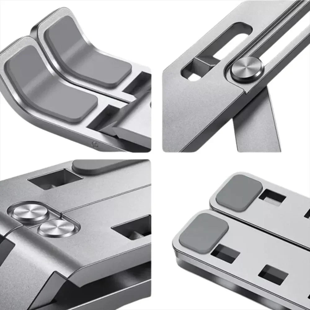Base Soporte Metálico Ajustable Plegable para Laptop y Tablet | INOTEK