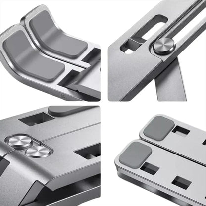 Base Soporte Metálico Ajustable Plegable para Laptop y Tablet | INOTEK