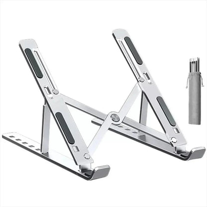 Base Soporte Metálico Ajustable Plegable para Laptop y Tablet | INOTEK