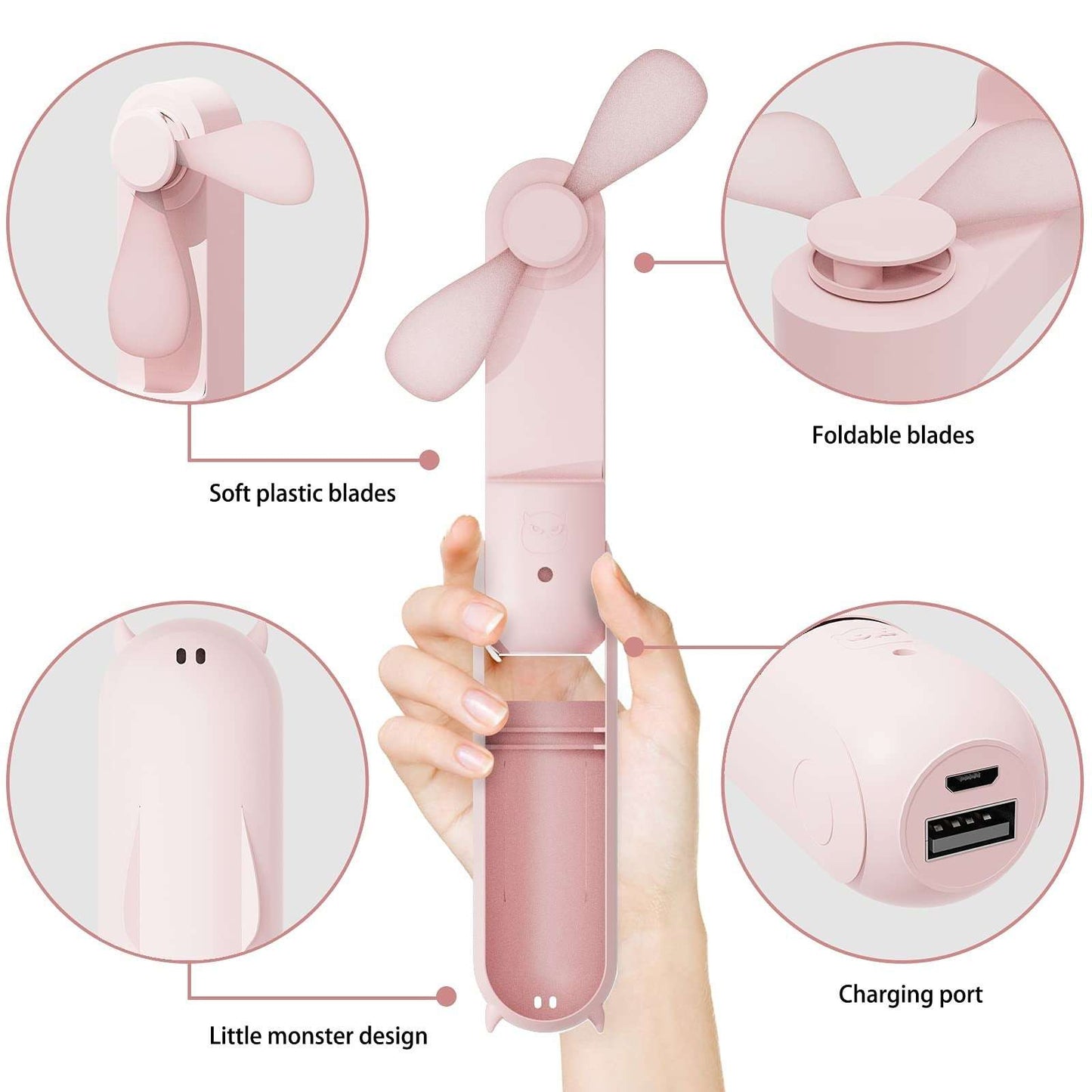 Mini ventilador portatil
