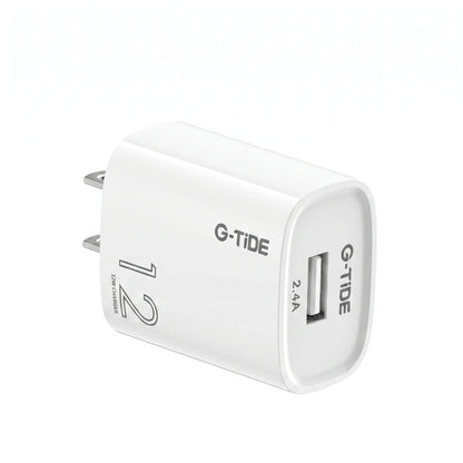 Cargador Cubito G-Tide CH12B Cabezote 12W 2.4A Carga Estable Universal - Vista 3