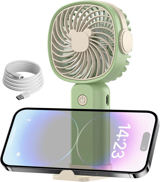 Mini Ventilador de Escritorio USB Pinsliee – Silencioso, Portátil y Recargable para Oficina y Hogar - Vista 6