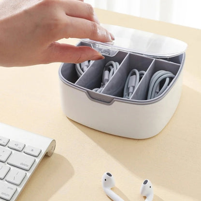 Organizador de cables compacto