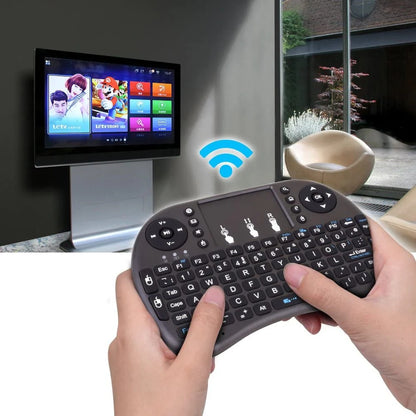Mini Teclado Inalámbrico Retroiluminado con Touchpad | Navega, Escribe y Controla