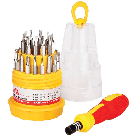 Kit de Destornilladores de Precisión 31 Piezas HS-6036B