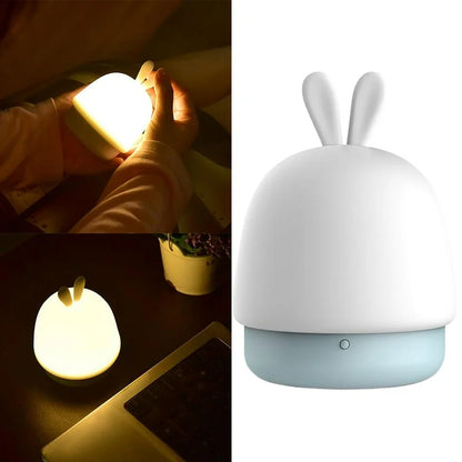 Lámpara mini de Conejo de Silicona - Decoración de hogar