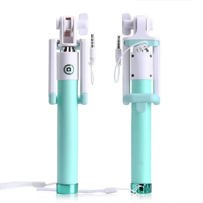 Selfie Stick iGoma ST-12 de 78 cm – Palo para Selfies con Cable Integrado