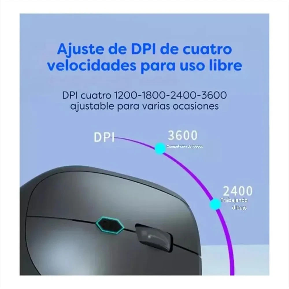 Mouse Ergonómico Vertical Inalámbrico | INOTEK