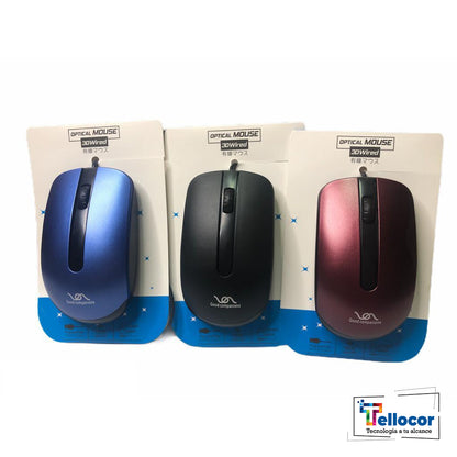 Mouse Alámbrico Sencillo DN-H3038