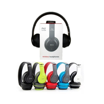 Diademas Inalámbricas P47 | Diseño Plegable y Conectividad Total Bluetooth 5.4