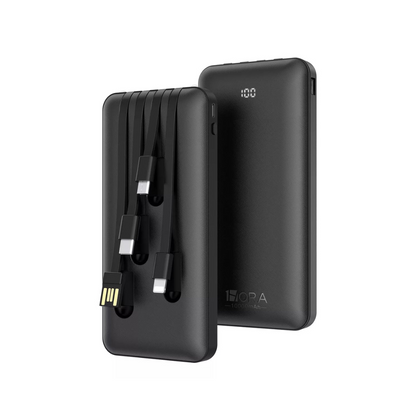 Power Bank 10000mah Bateria Portátil 4 Cables 1hora Gar148