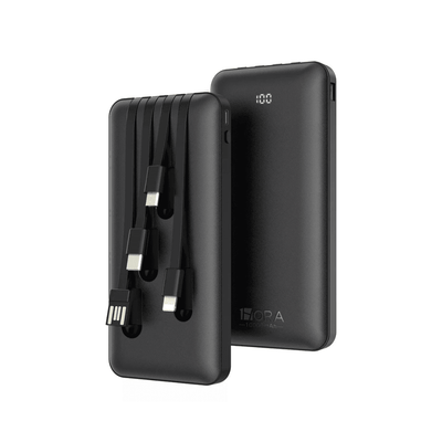 Power Bank 10000mah Bateria Portátil 4 Cables 1hora Gar148