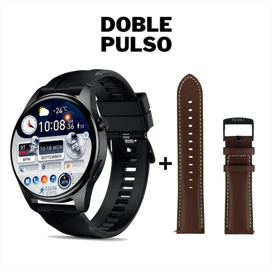 Smartwatch Mobulaa H4 Pro | Reloj Inteligente AMOLED Circular con Llamadas Bluetooth