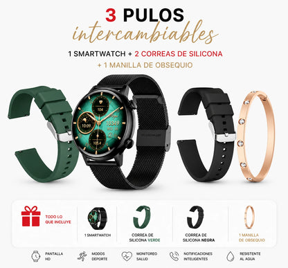 Smartwatch G-Tide Romance | Reloj Inteligente para Mujer, Pantalla AMOLED y Llamadas + PULSERA - Vista 11