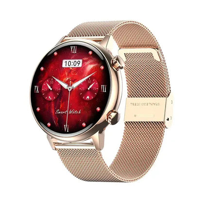 Smartwatch G-Tide Romance | Reloj Inteligente para Mujer, Pantalla AMOLED y Llamadas + PULSERA