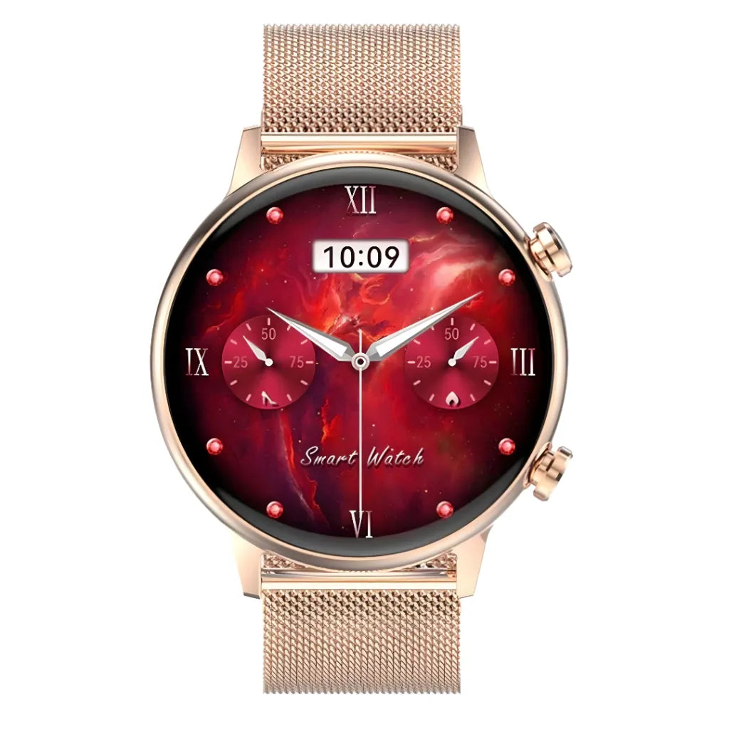 Smartwatch G-Tide Romance | Reloj Inteligente para Mujer, Pantalla AMOLED y Llamadas + PULSERA
