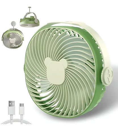 Mini Ventilador de Escritorio USB con luz INOTEK