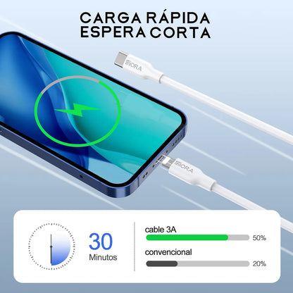 Cable USB-C a Lightning CAB258 de 1 Metro para iPhone
