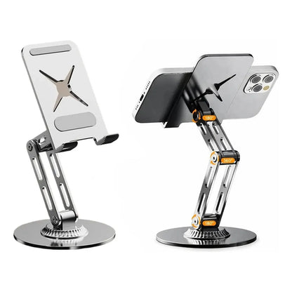 Soporte Metálico para Celular Ajustable 360° | Plegable y Antideslizante